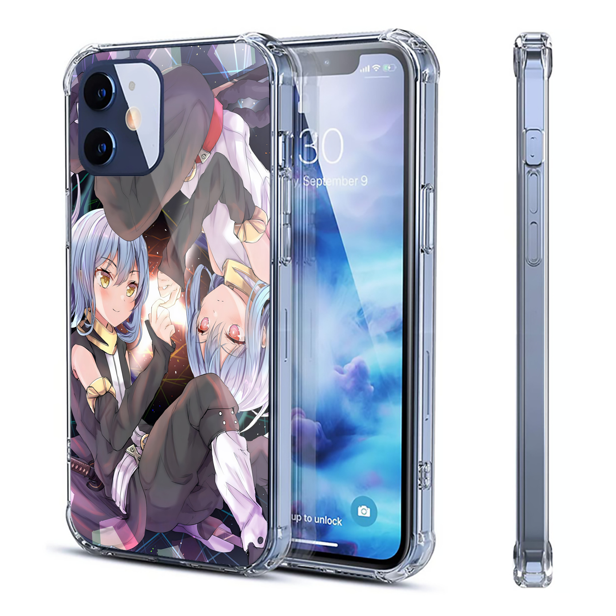 （画像用） 転スラ Regarding Reincarnated to Slime 【iPhone 12シリーズ対応】透明スマホケース（クリアソフトケース）